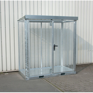 Hazardous material cabinets--Container for gas pumps, hot galvanized