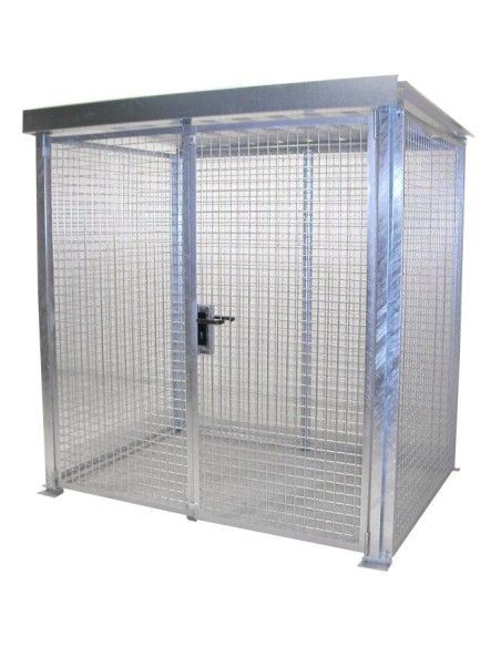 Hazardous material cabinets--Container for gas pumps, hot galvanized