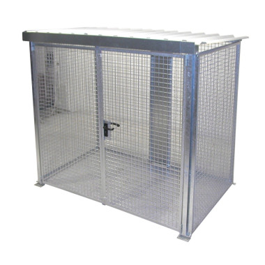 Hazardous material cabinets--Container for gas pumps, hot galvanized
