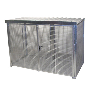Hazardous material cabinets--Container for gas pumps, hot galvanized