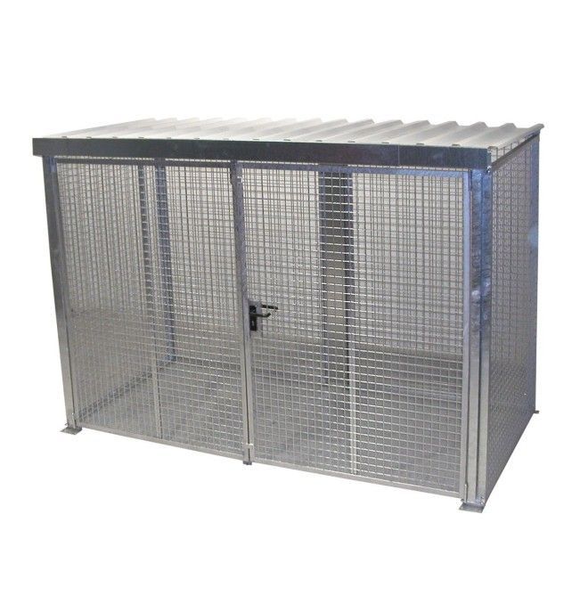 Armoires pour matières dangereuses--Conteneur pour pompes à gaz, galvanisé chaud