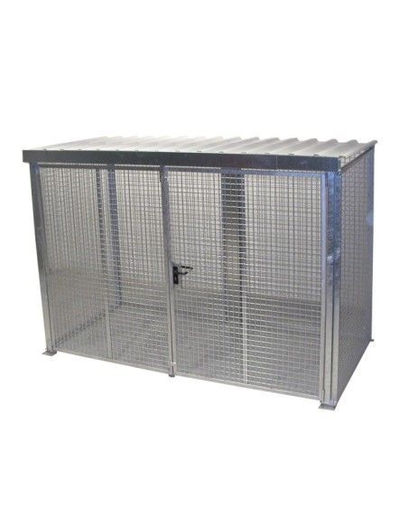 Armoires pour matières dangereuses--Conteneur pour pompes à gaz, galvanisé chaud