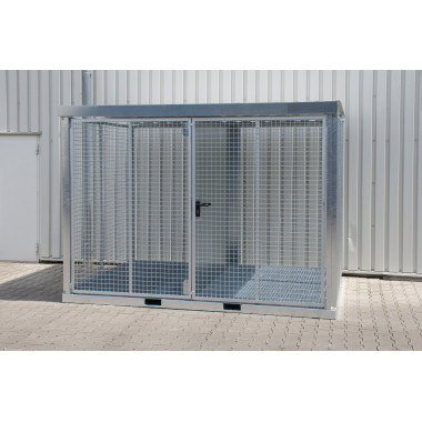 Hazardous material cabinets--Container for gas pumps, hot galvanized