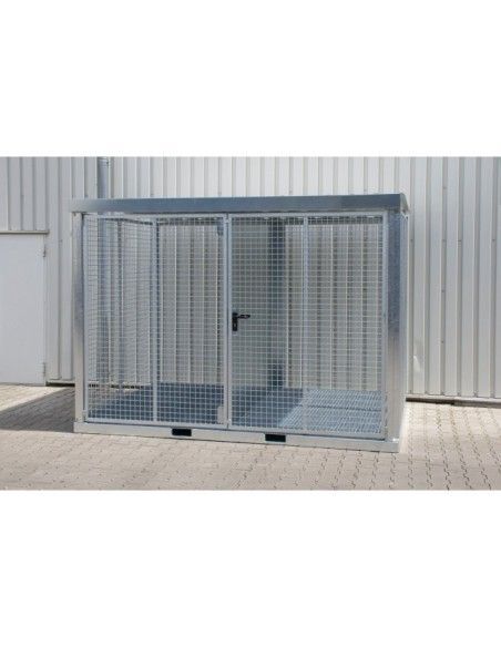 Armoires pour matières dangereuses--Conteneur pour pompes à gaz, galvanisé chaud