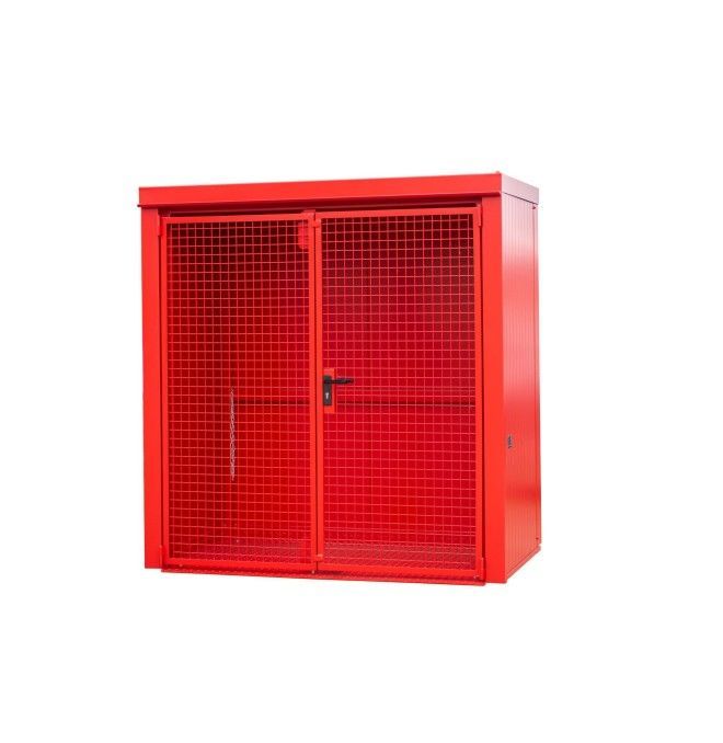 Armadi per materiali pericolosi--Contenitore per pompe a gas, verniciate, fuoco rosso