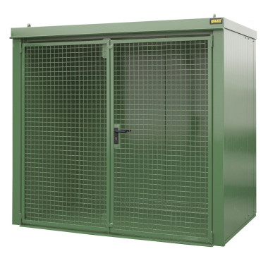 Armadi per materiali pericolosi--Contenitore per pompe a gas, verniciate, verde Reseda