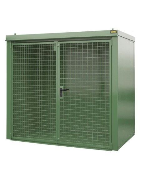 Armadi per materiali pericolosi--Contenitore per pompe a gas, verniciate, verde Reseda