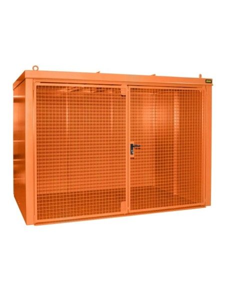 Armadi per materiali pericolosi--Contenitore per pompe a gas, verniciate, Arancione giallo