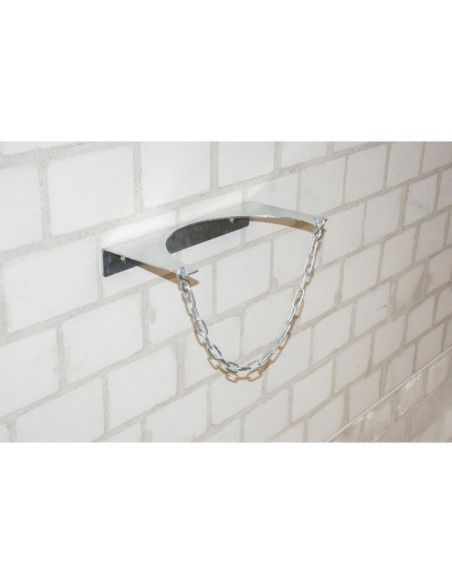 For filling cylinders and canisters--Wall bracket for gas cylinder, hot-dip galvanised