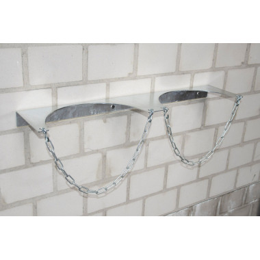 Soporte de pared para botella de gas, galvanizado en caliente