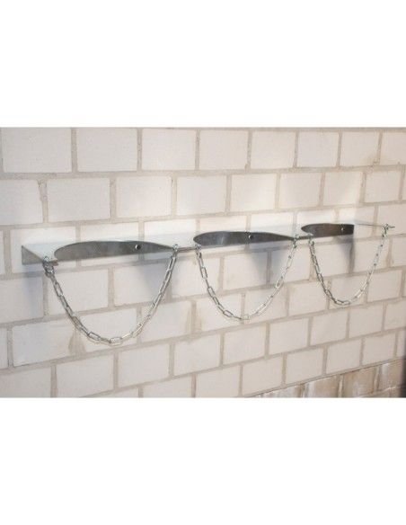 For filling cylinders and canisters--Wall bracket for gas cylinder, hot-dip galvanised