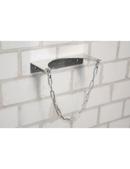 For filling cylinders and canisters--Wall bracket for gas cylinder, hot-dip galvanised