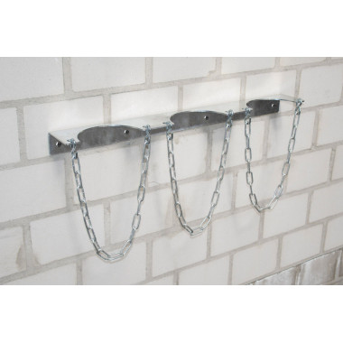 For filling cylinders and canisters--Wall bracket for gas cylinder, hot-dip galvanised