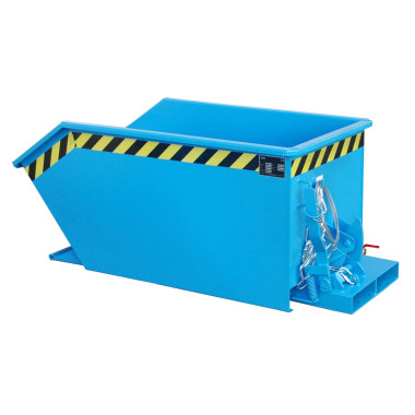 Tilting Container--Container glass, painted, light blue