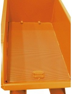 Kippbehälter--Container von chips, lackiert, graue maus 2