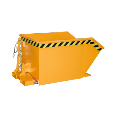 Contenedor de virutas, pintado, Amarillo naranja