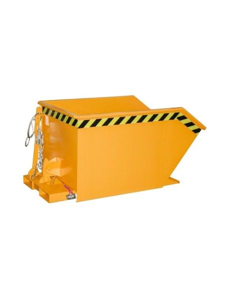 Kippbehälter--Container von chips, lackiert, Orange gelb