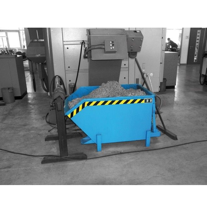 Kippbehälter--Container von chips, lackiert, Orange gelb