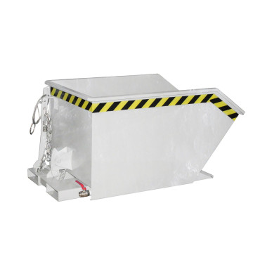 Tilting Container--Container of chips, hot galvanized
