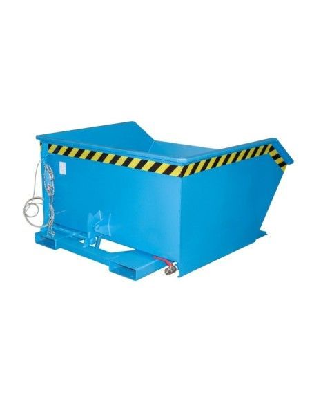 Kippbehälter--Container glas, lackiert, hellblau