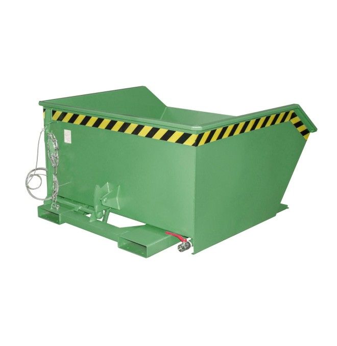 Bacs Basculants--Conteneur de jetons, peints, vert