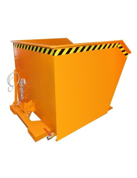 Contenitore Ribaltabile--Contenitore di fiches, dipinte, Arancione giallo