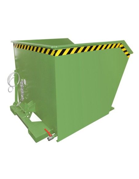 Bacs Basculants--Conteneur de jetons, peints, vert