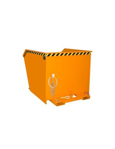 Kippbehälter--Container von chips, lackiert, Orange gelb