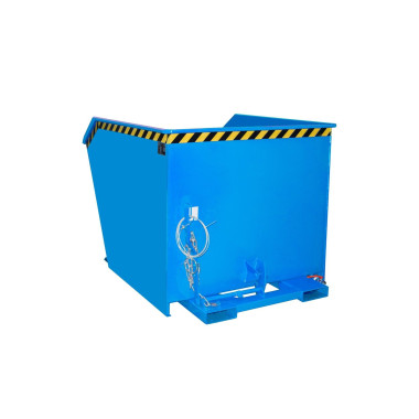 Contenedor de virutas, pintado, azul claro