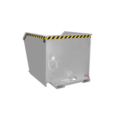 Tilting Container--Container of chips, painted, gray mouse