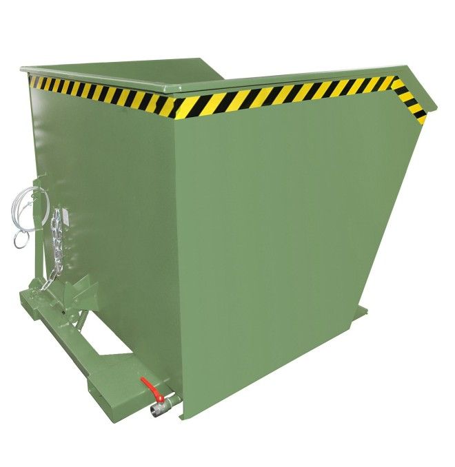 Bacs Basculants--Conteneur de jetons, peints, vert