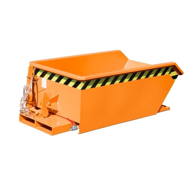 Kippbehälter--Mini container von chips, lackiert, Orange gelb
