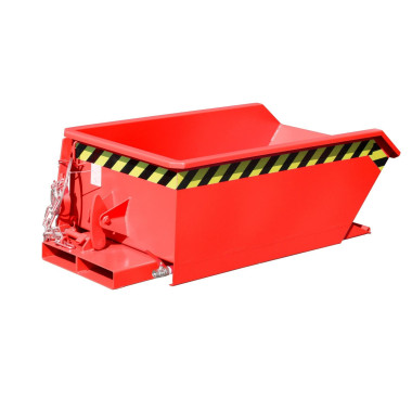 Tilting Container--Mini container of chips, painted, red fire