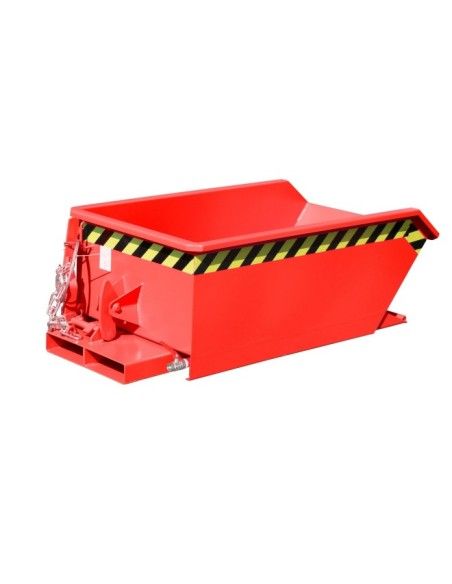Tilting Container--Mini container of chips, painted, red fire