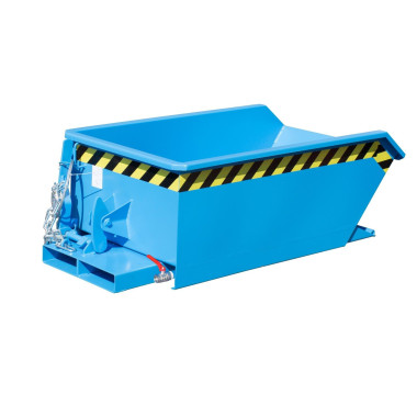 Contenitore Ribaltabile-Mini contenitore vetro, dipinto, azzurro