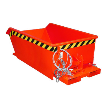 Bacs Basculants--Mini conteneur de jetons, peints, feu rouge