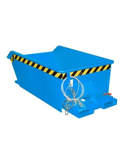 Kippbehälter--Mini container glas, lackiert, hellblau