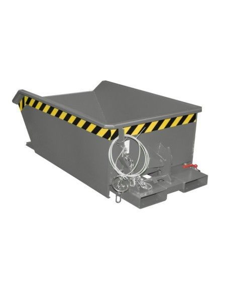 Bacs Basculants--Mini conteneur de puces, peint, souris grise