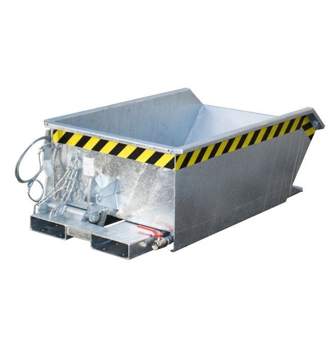 Kippbehälter--Mini container von chips, heiß verzinkt