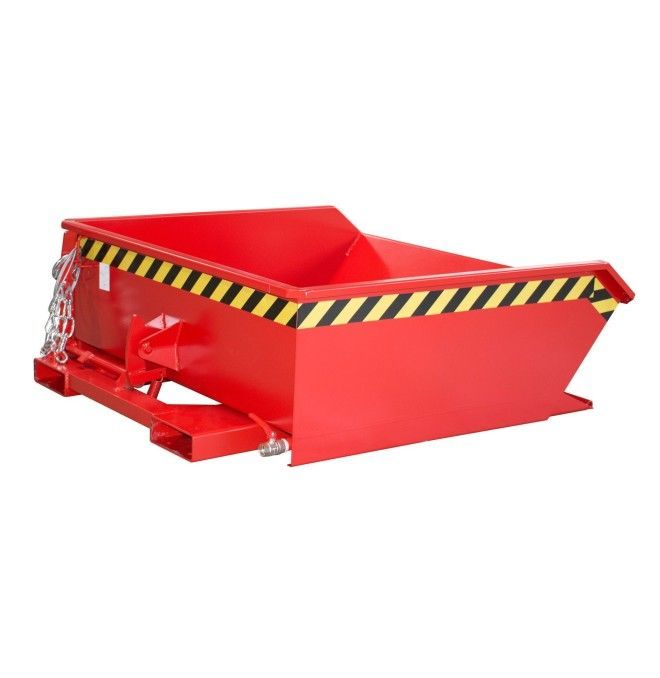Bacs Basculants--Mini conteneur de jetons, peints, feu rouge
