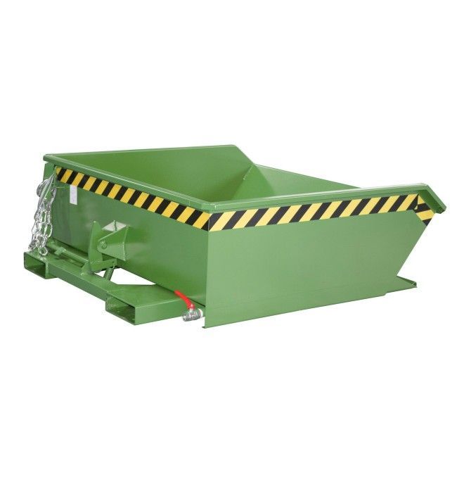 Contenitore Ribaltabile-Mini contenitore di chip, dipinto, verde