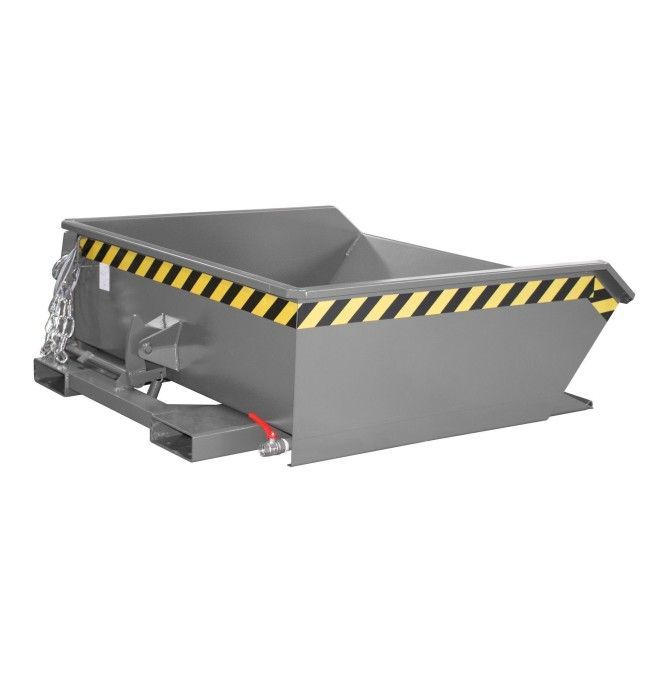 Kippbehälter--Mini container von chips, lackiert, graue maus