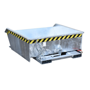 Tilting Container--Mini container of chips, hot galvanized
