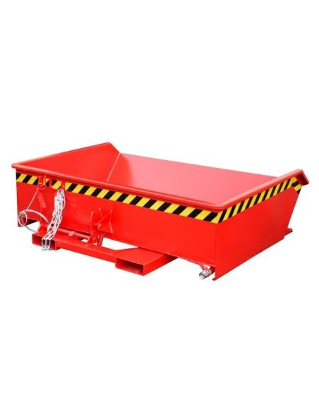 Tilting Container--Mini container of chips, painted, red fire