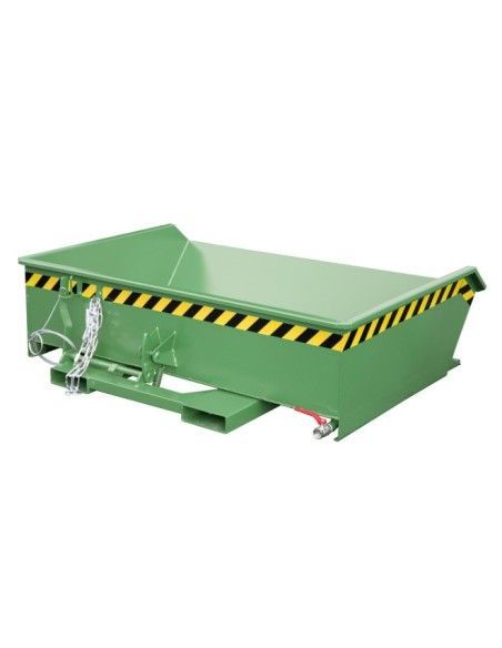 Contenitore Ribaltabile-Mini contenitore di chip, dipinto, verde