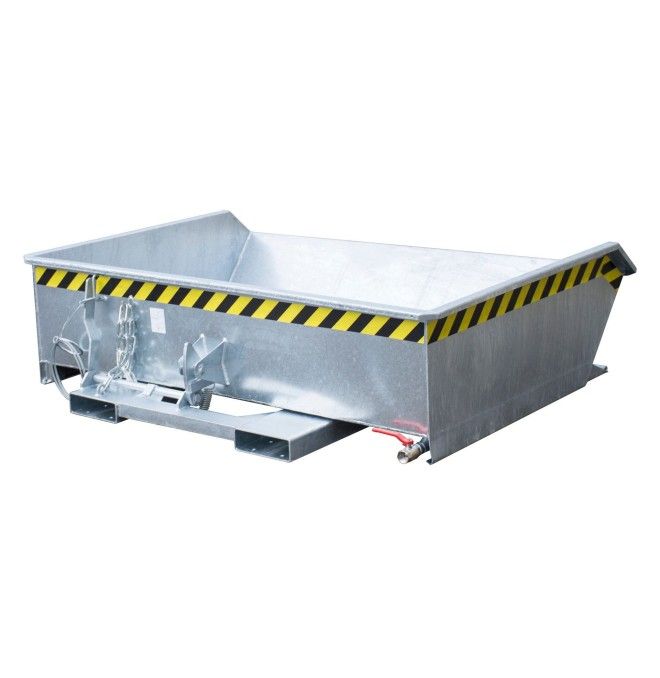 Kippbehälter--Mini container von chips, heiß verzinkt
