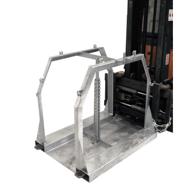 To load pumps and drums--Pallet for gas pumps, hot galvanized