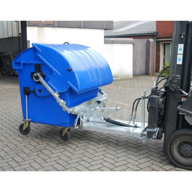 Special Attachments--Implementation to transport and empty galvanized containers