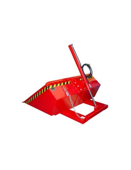 Tilting Container--Pala, painted, red fire
