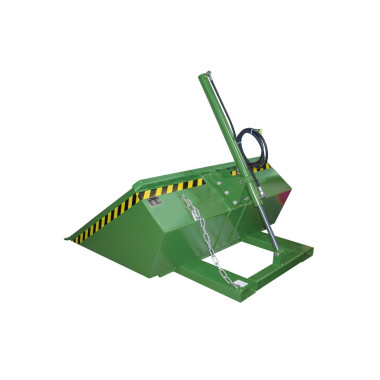 Recipiente Inclinável--Pala, pintado, verde